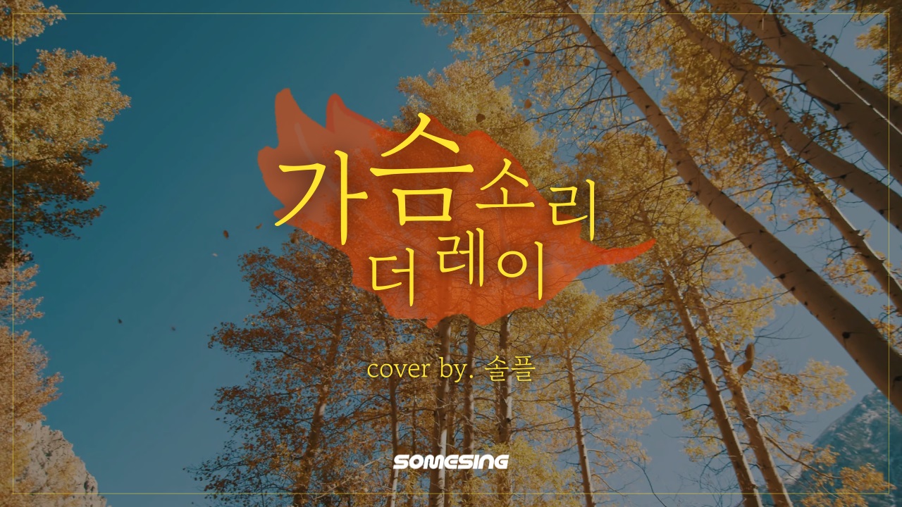THERAY(더레이) - 가슴소리 (cover by. 솔플)
